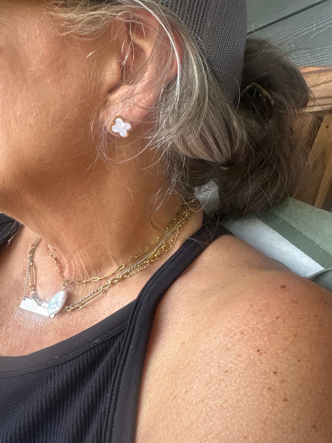 Customer photo review of Nova Earrings