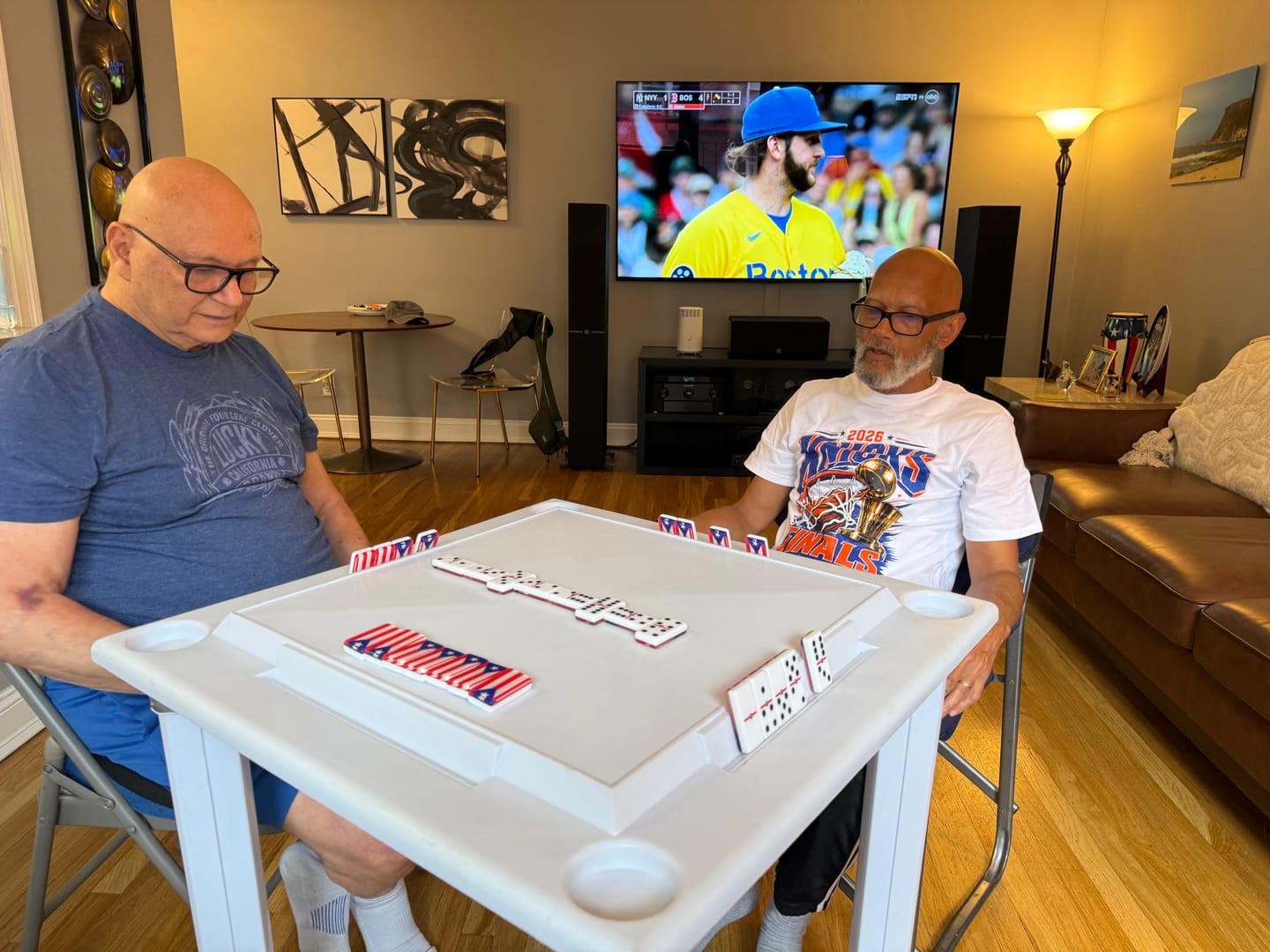 Customer photo review of Puerto Rican Flag Dominos
