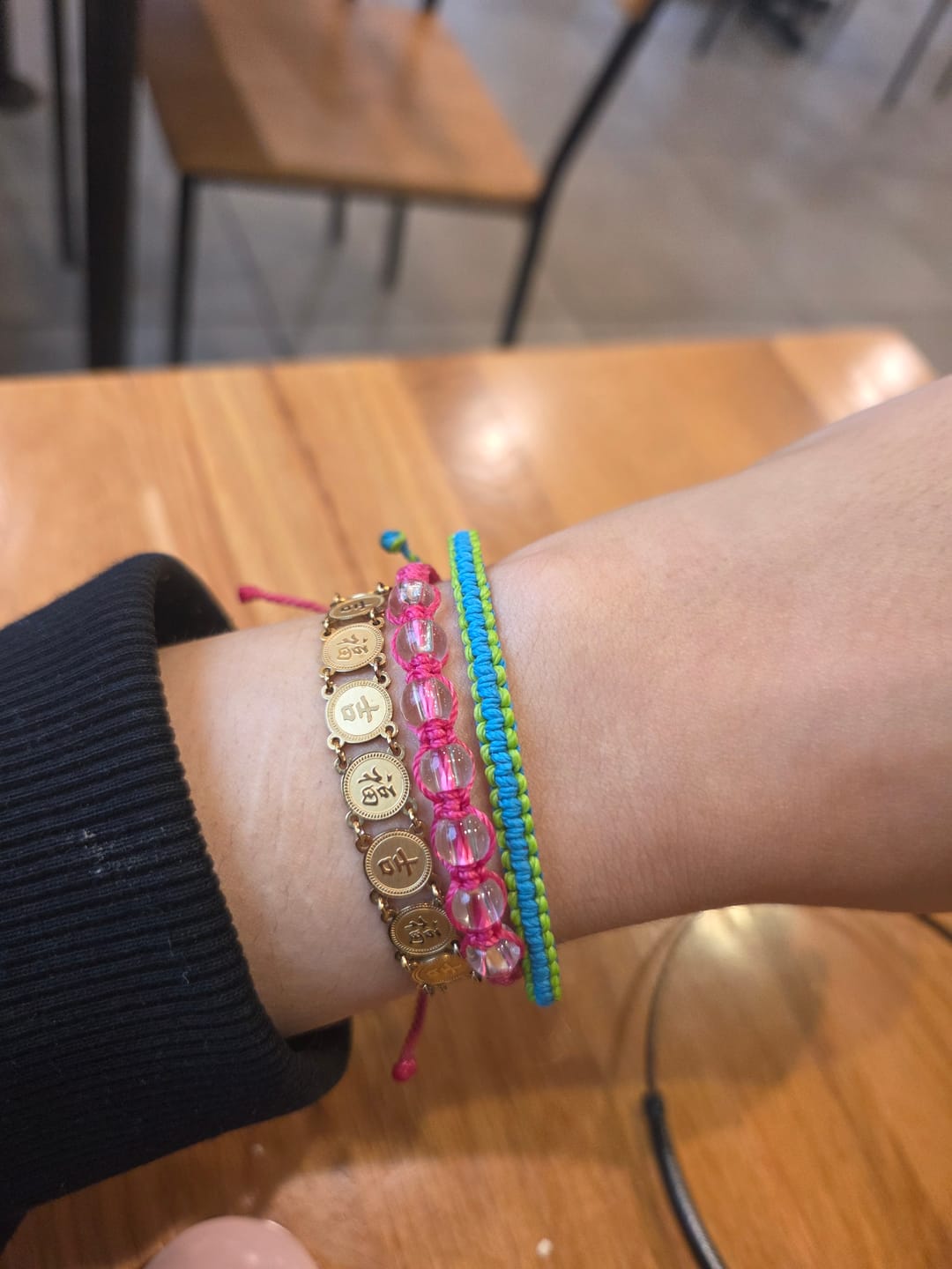 Customer photo review of Lucky Coin Bracelet