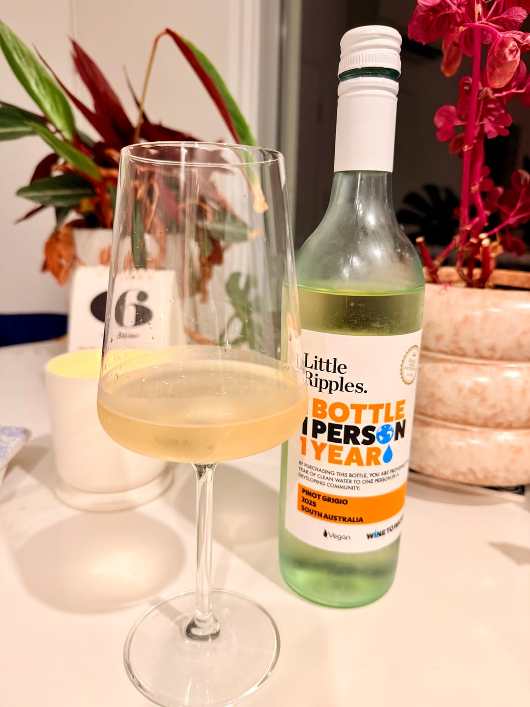 Customer photo review of Pinot Grigio - Single Bottle