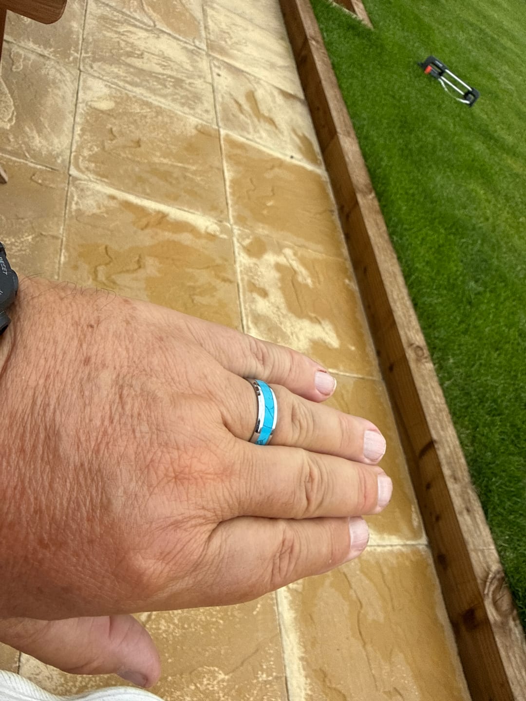 Customer photo review of TURQUOISE BAND.