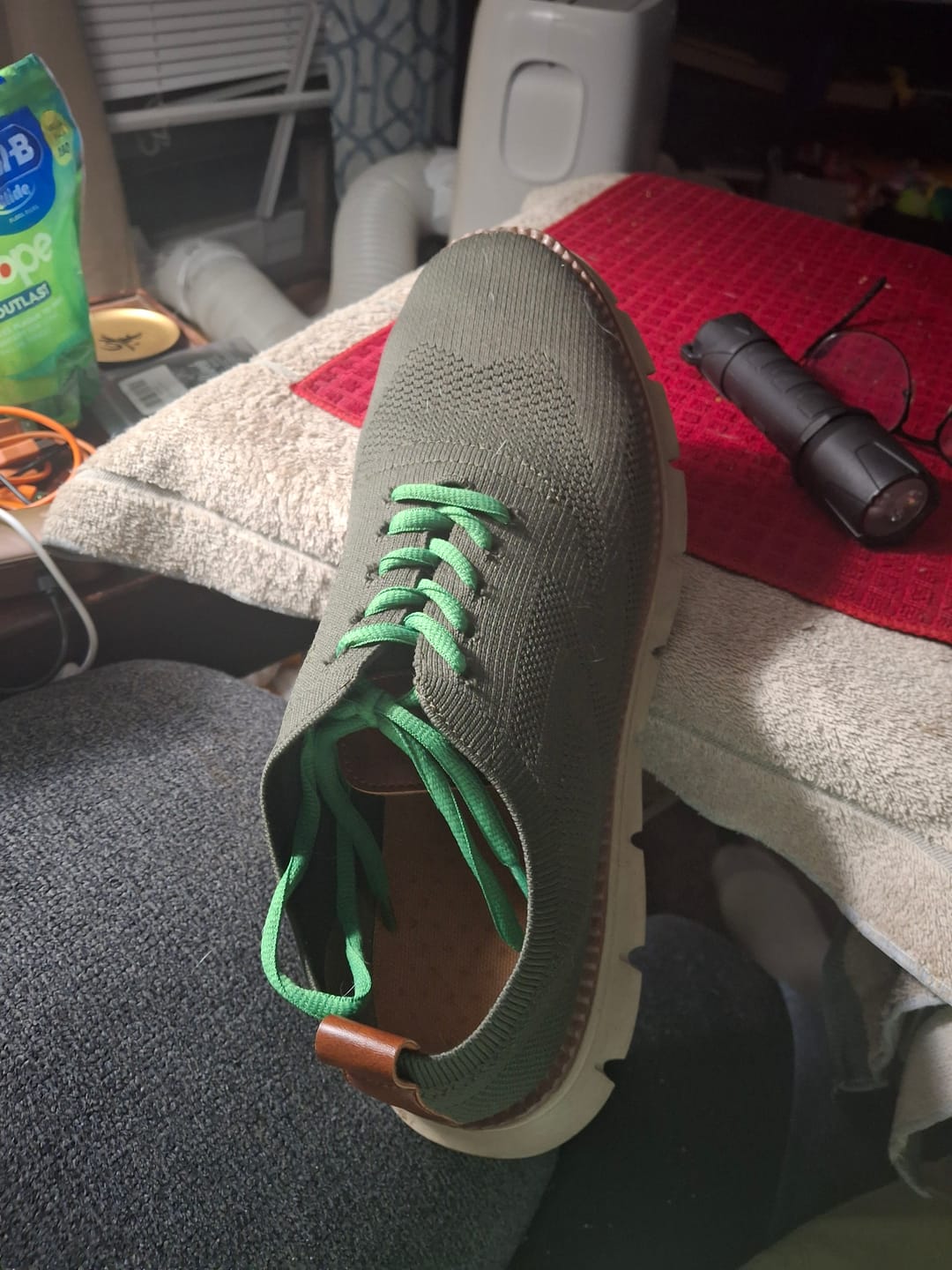Customer photo review of Ultra Comfy - Healthy and Supportive Walking Shoes