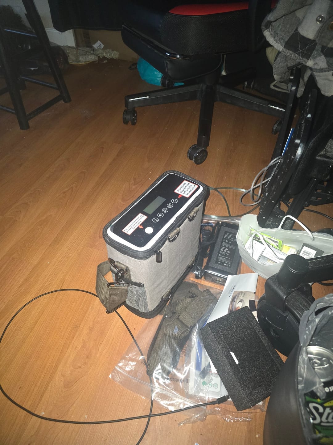 Customer photo review of VARON 1-6L Continuous Flow Portable Oxygen Concentrator VP-6