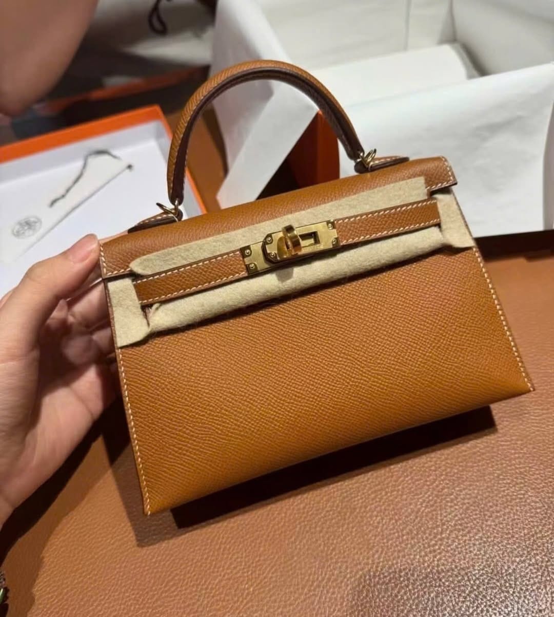 Customer photo review of HM Mini Kelly 19cm Epsom Leather