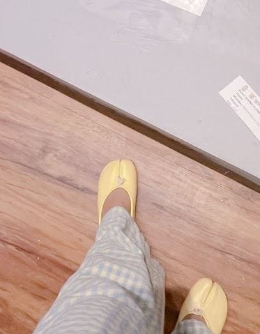 Customer photo review of Bailarinas Tabi Isabella