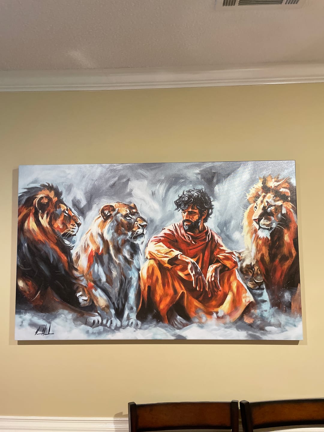 Customer photo review of In the Lion’s Den
