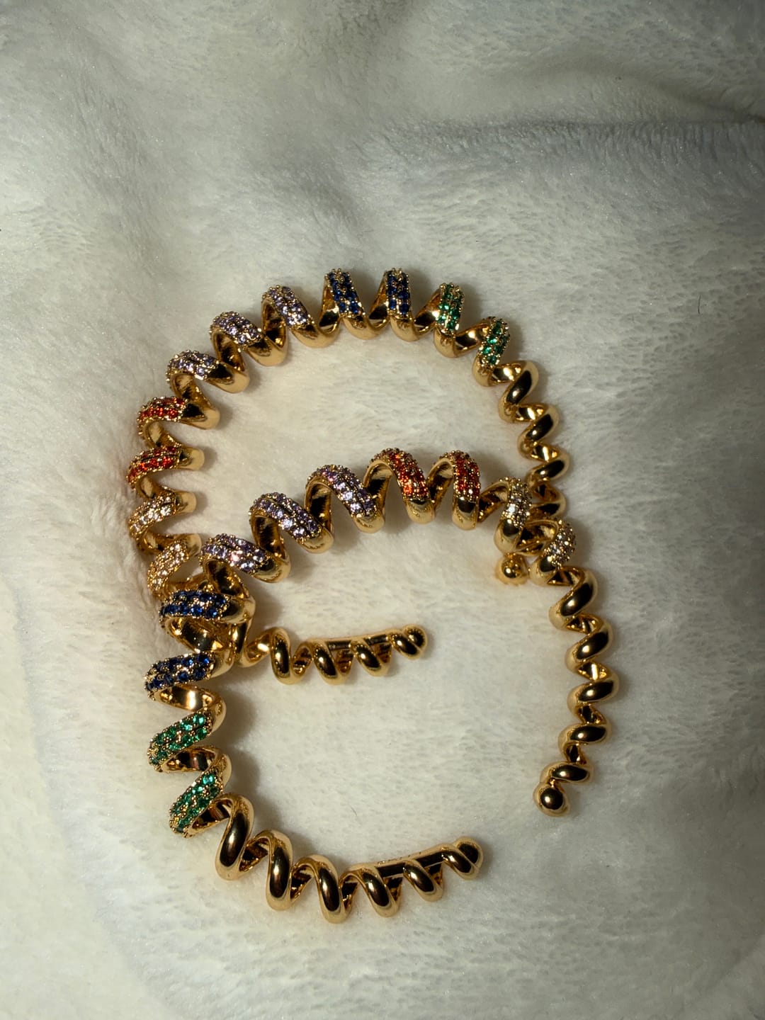 Customer photo review of ONION RING BRACELETS