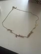 Customer photo review of Custom Multiple Name Necklace