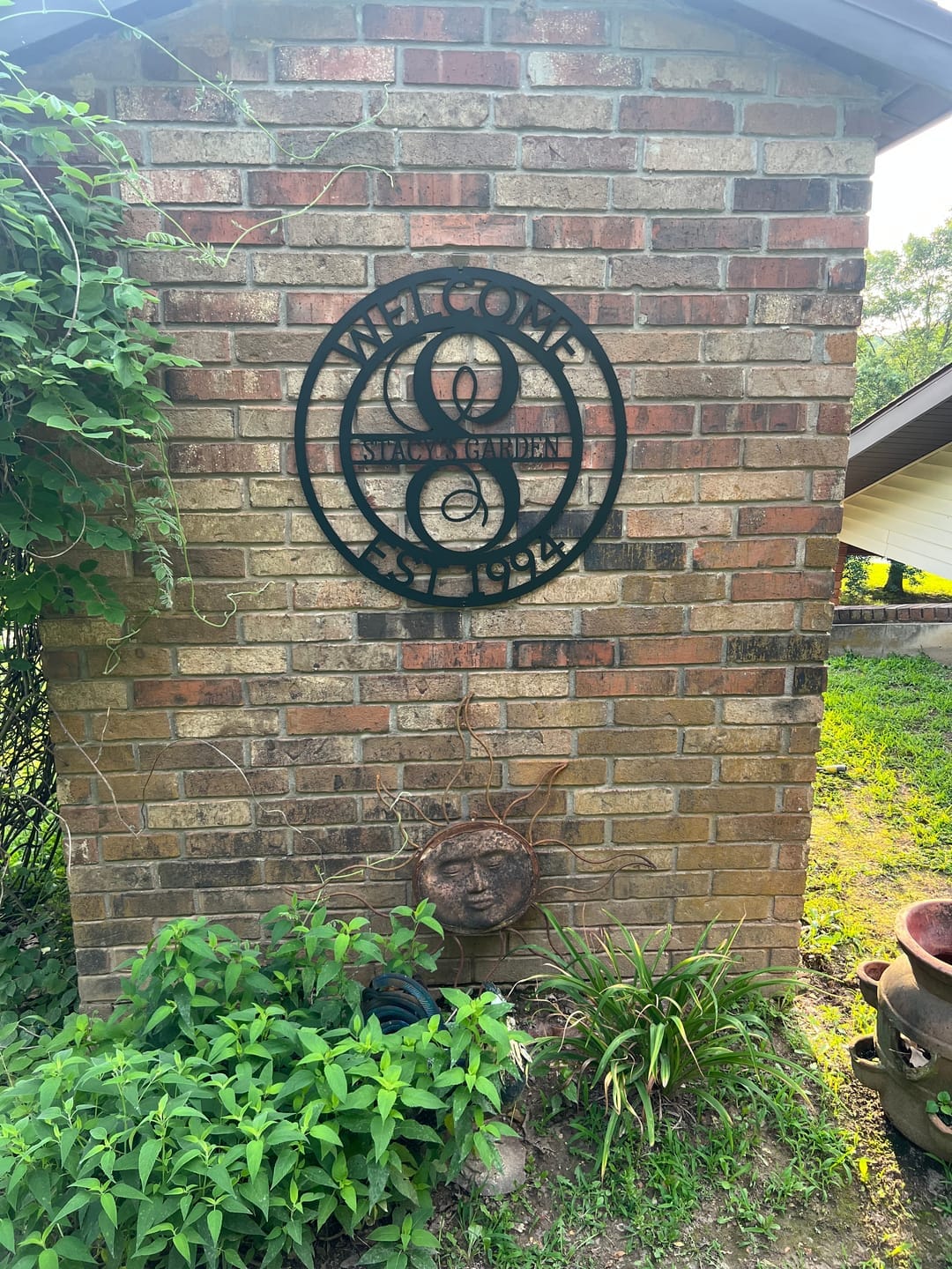 Customer photo review of Elaborate Name - Steel Sign