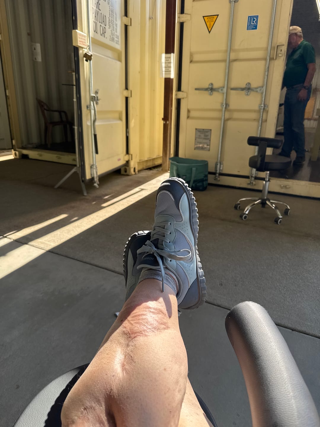 Customer photo review of Crest - Wide Toe Sneakers