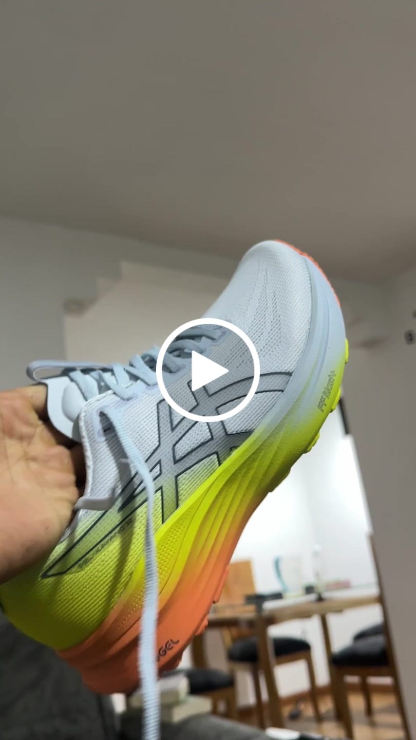 Customer video review of Asics Gel Kayano 32 Sunny Sizzle Hombre Sky Lemon Spark