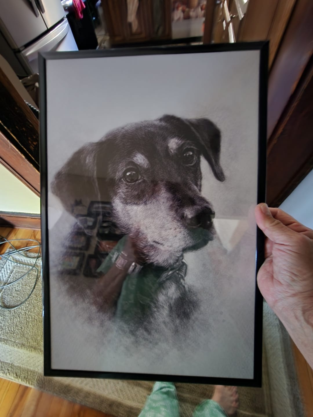 Customer photo review of Charcoal - Personalized Poster