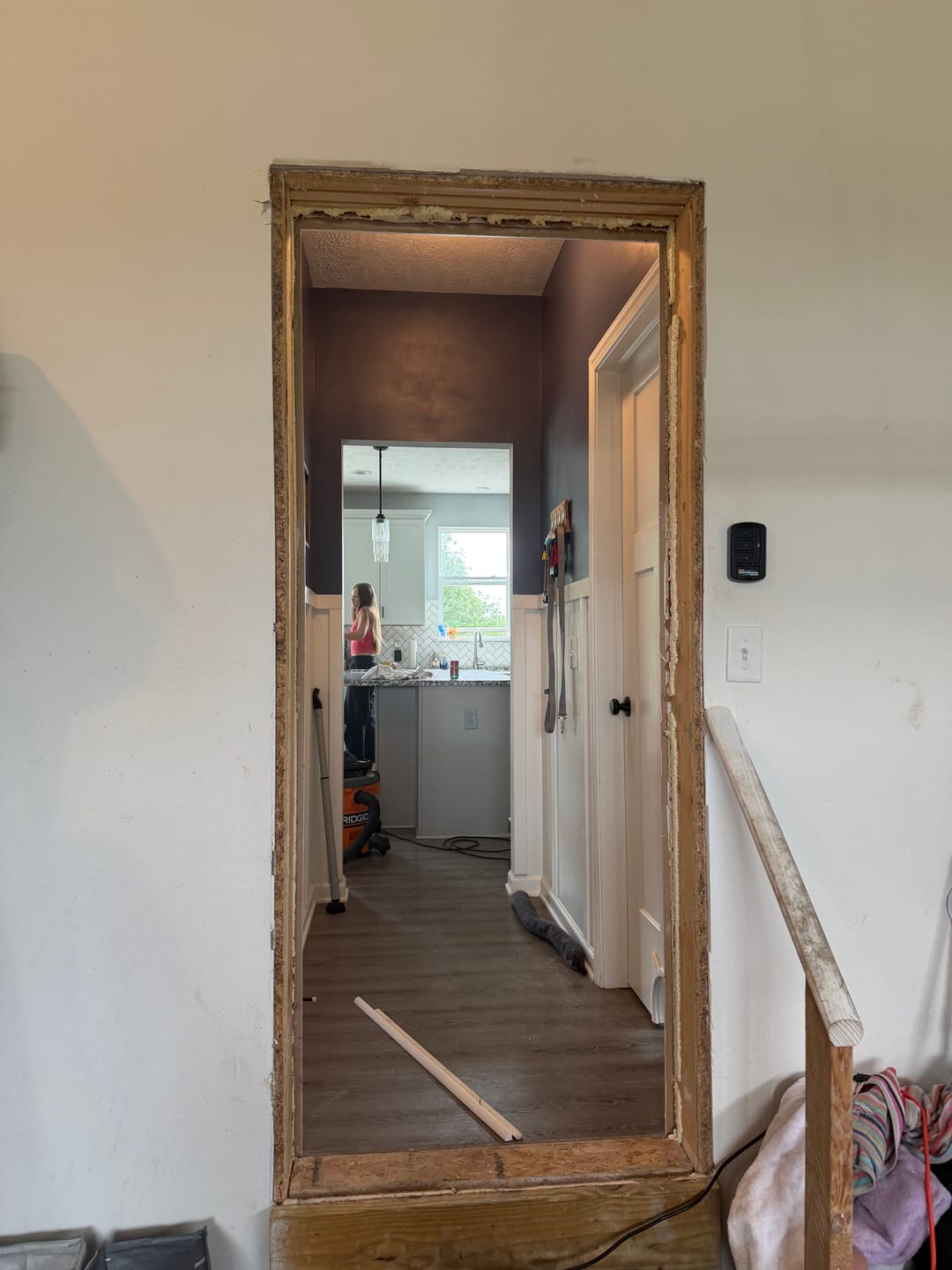 Customer photo review of Exterior Jamb Set for Single Door (Primed Poplar)