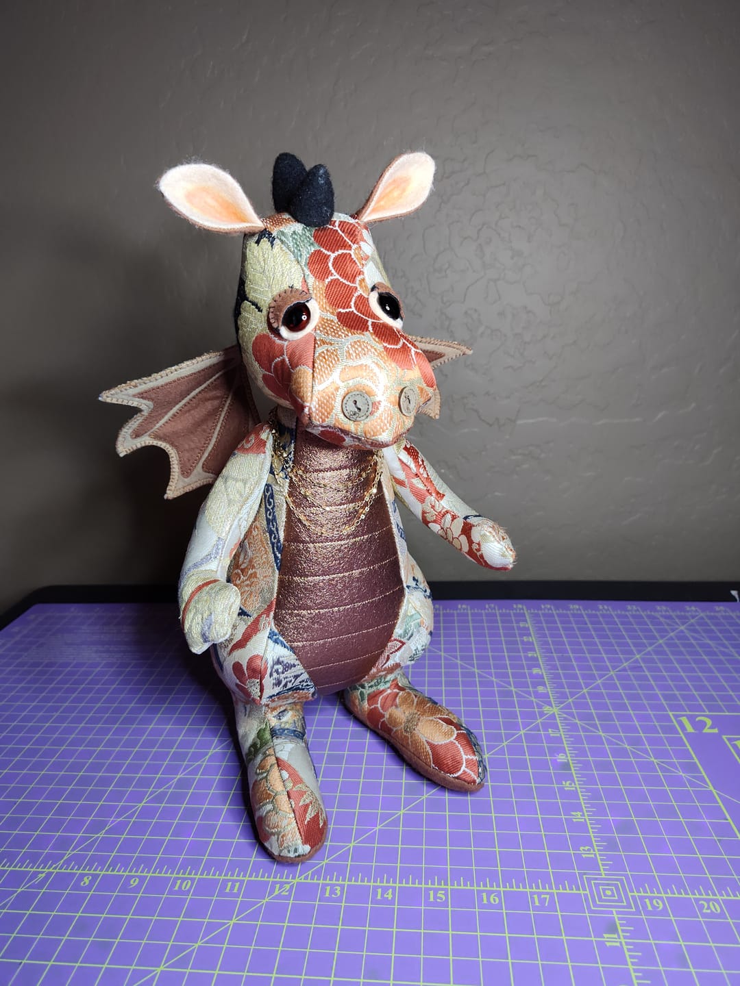 Customer photo review of Dragon PDF Pattern and Video Tutorial