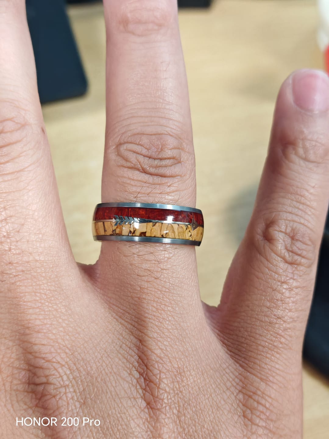 Customer photo review of Mystery Mens Ring - (Read Description)