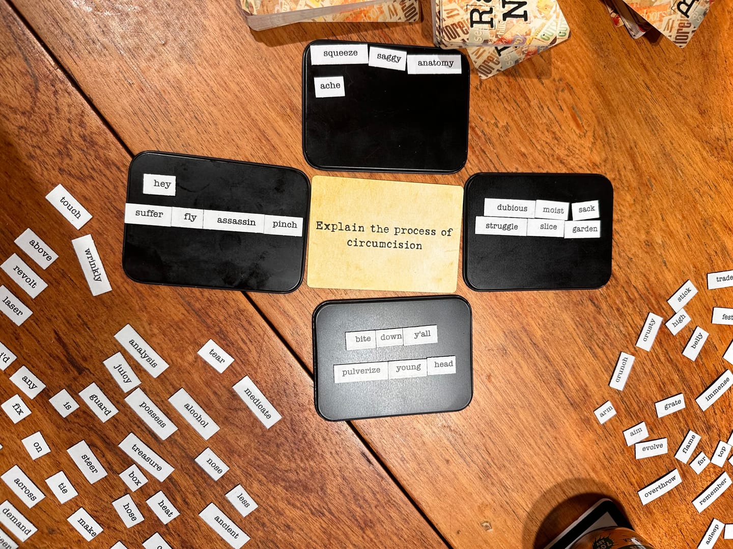 Customer photo review of Ransom Notes: Base Game + Expansion Pack Combo