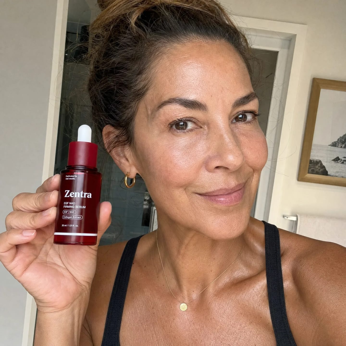 Customer photo review of Zentra EGF Skin Lifting Serum