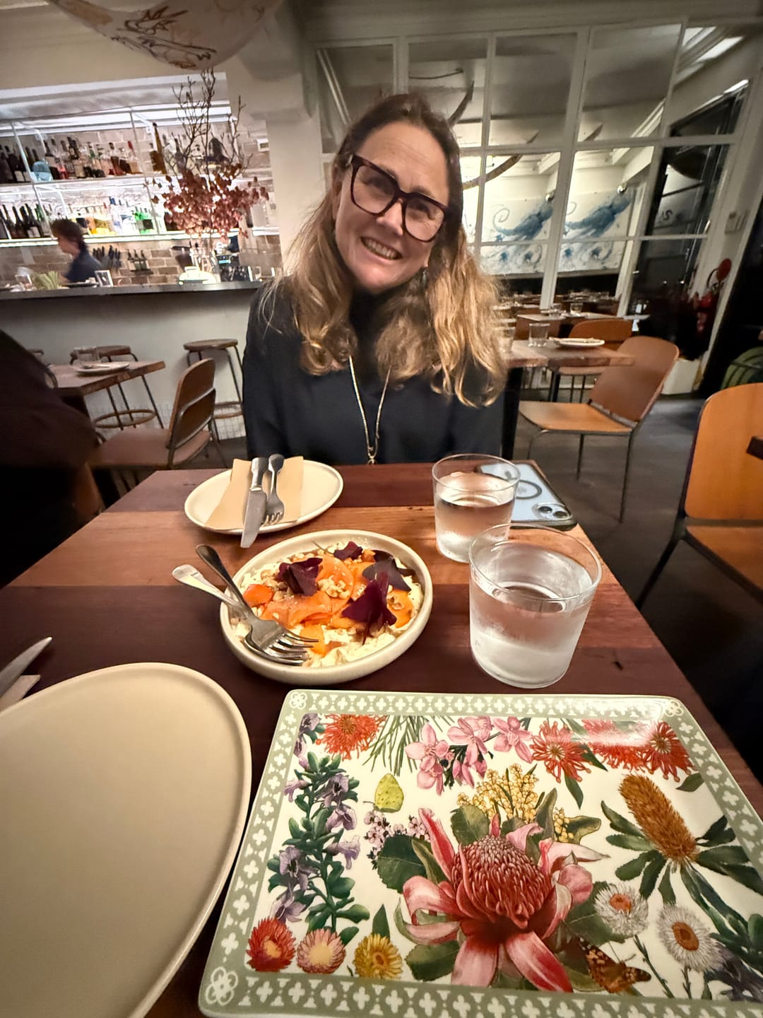 Customer photo review of Large Ceramic Tray Botanical Blooms