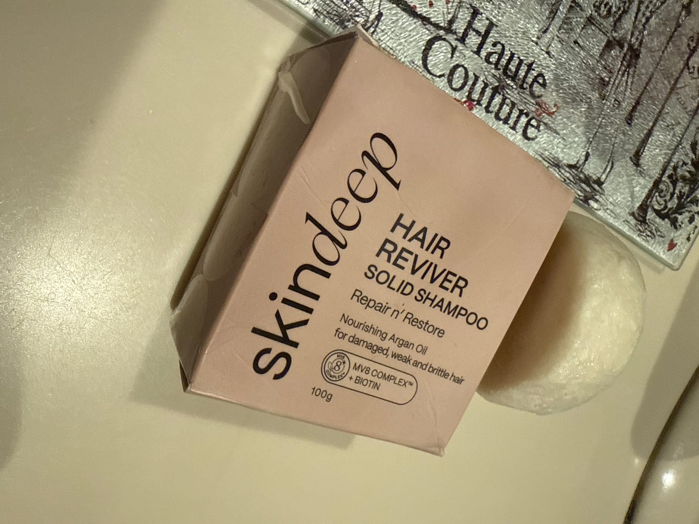 Customer photo review of HAIR REVIVER - Argan Oil Solid Shampoo