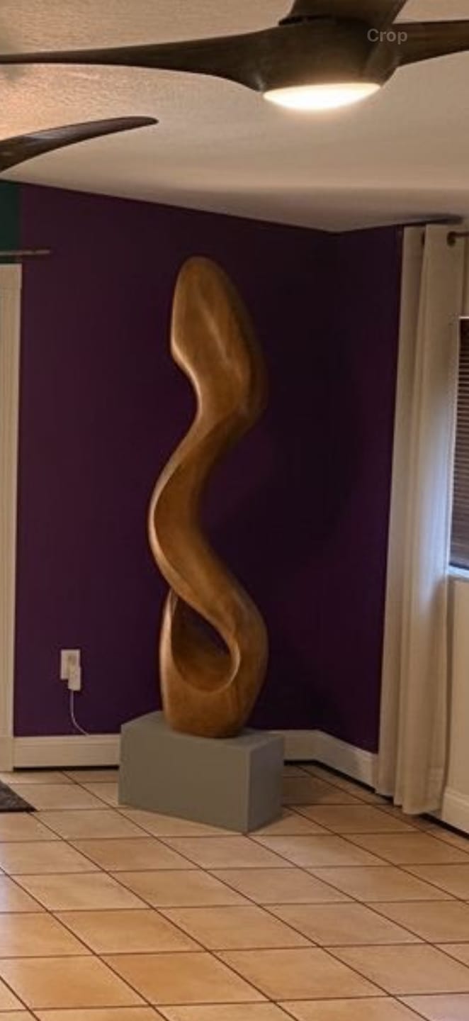 Customer photo review of Large Wooden Sculpture #WAB303