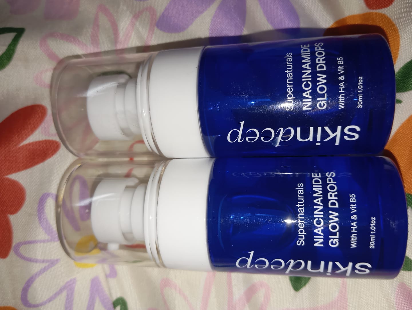 Customer photo review of NIACINAMIDE GLOW DROPS - with HA & Vit B5