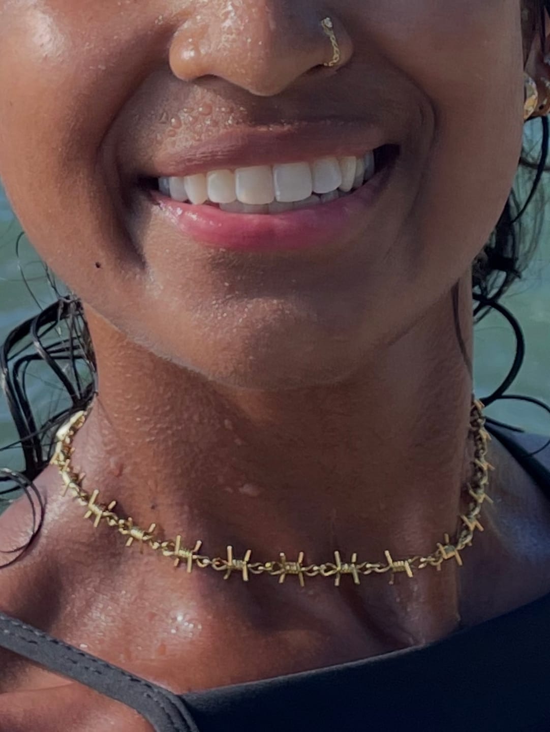 Customer photo review of Barbed Wire Choker