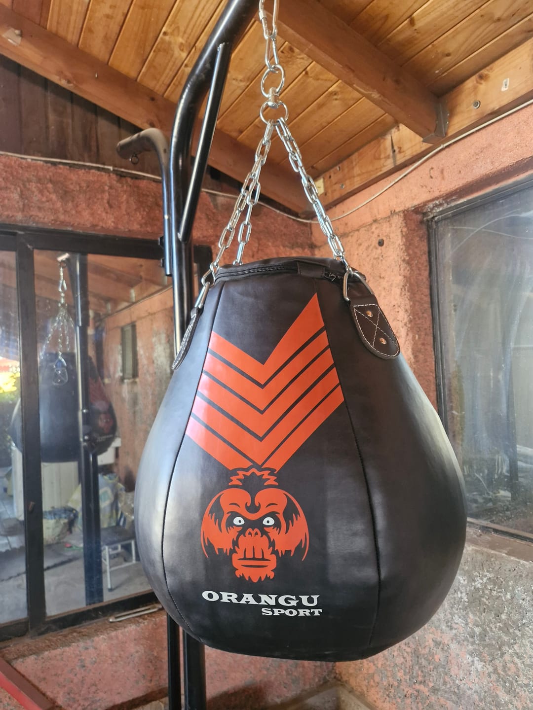 Customer photo review of SACO DE BOXEO TIPO BOLA / ORANGU SPORT