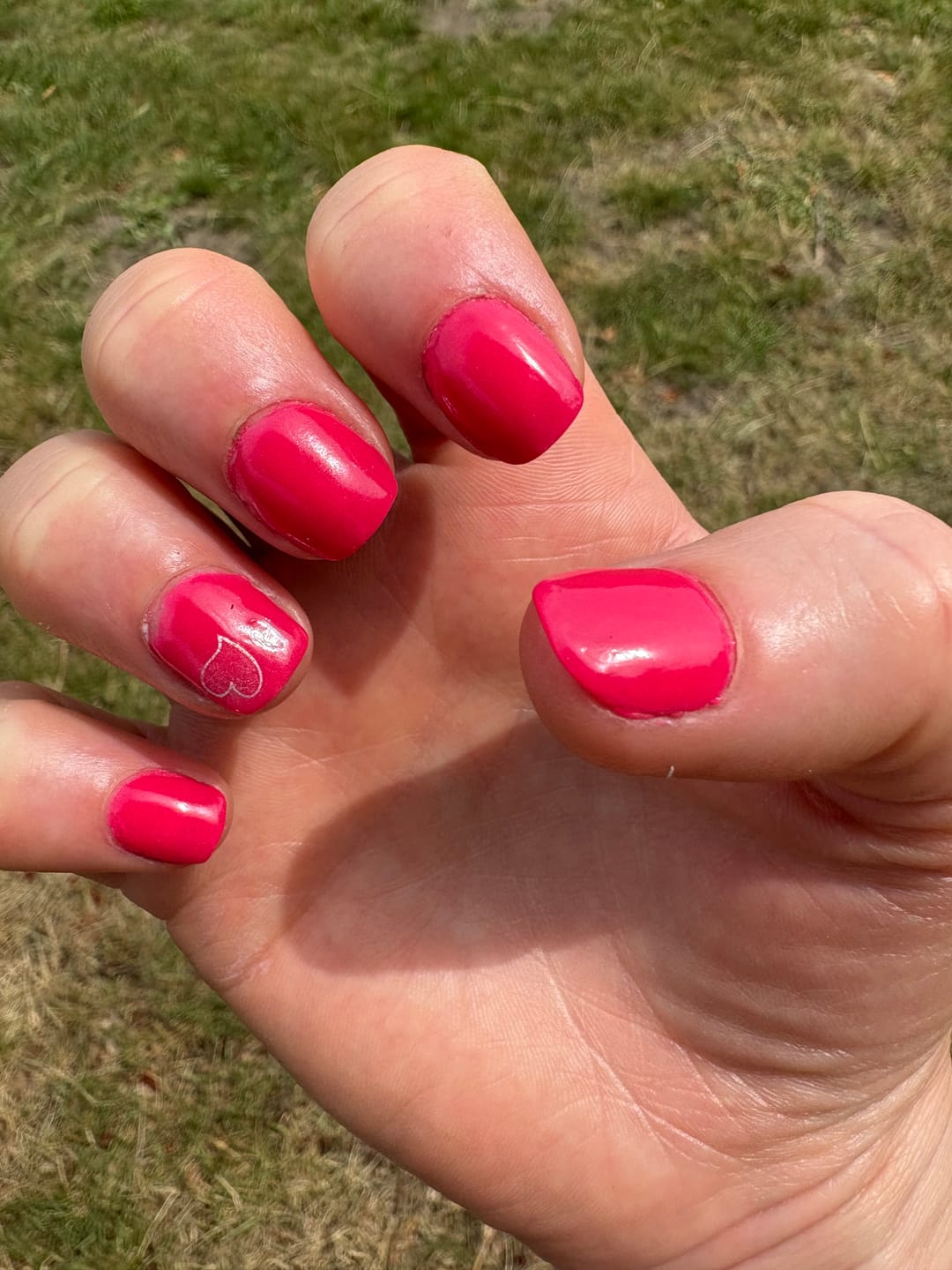 Customer photo review of Flamingo Pop Dipping Powder