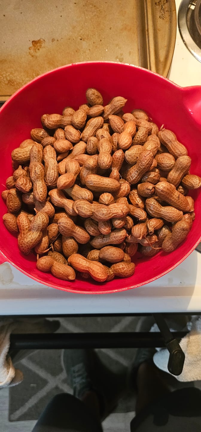 Customer photo review of Boil-The-Bag Boiled Peanuts (12 Bags)