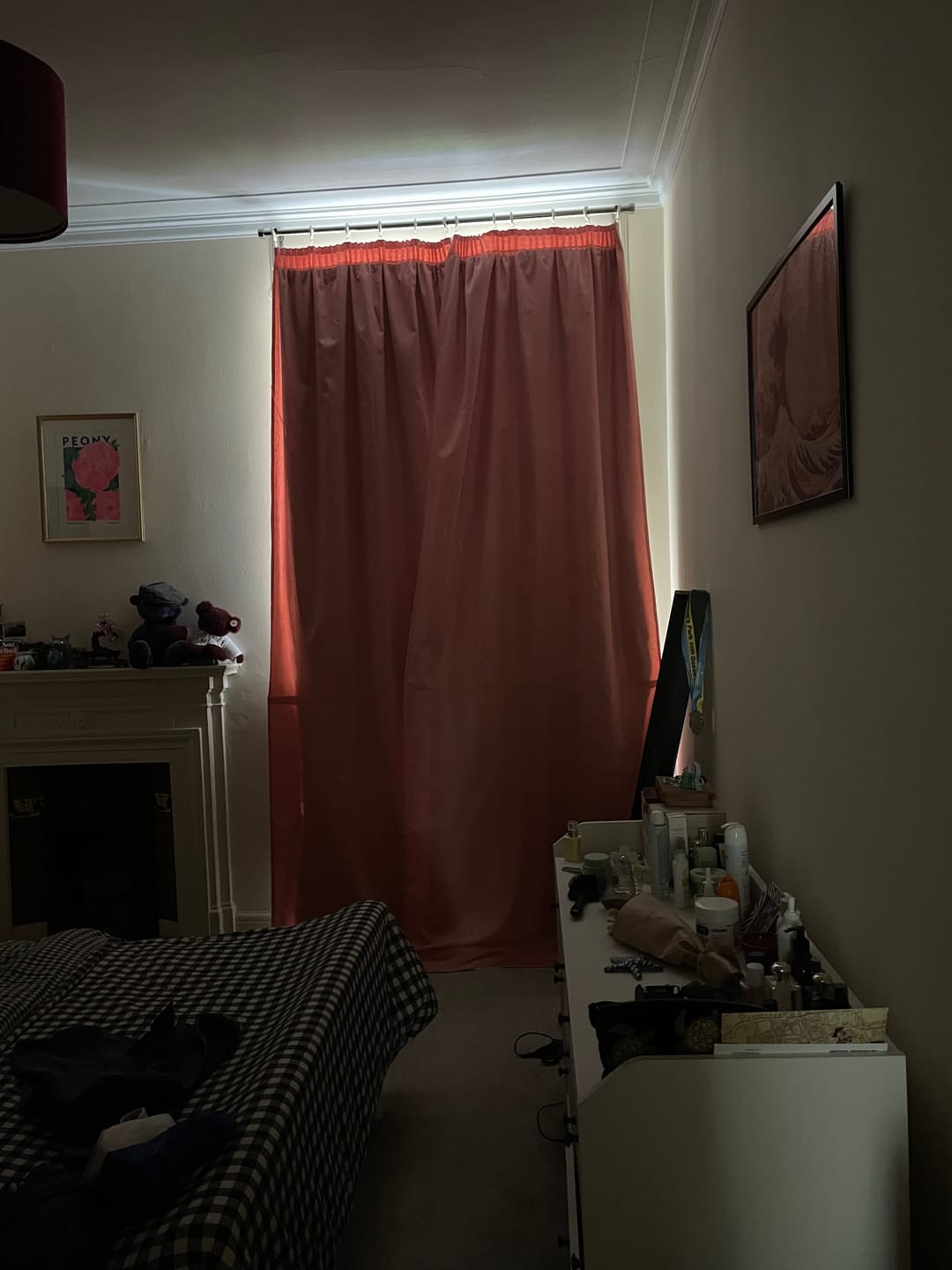 Customer photo review of Blackout Curtain Lining Fabric