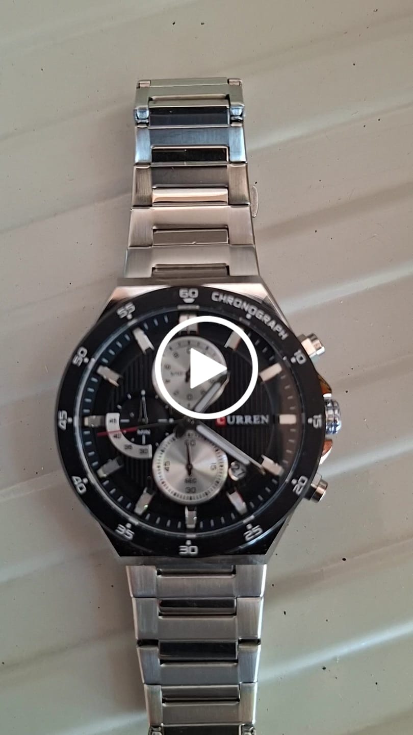 Customer video review of Curren Venezia® orologio uomo acciaio