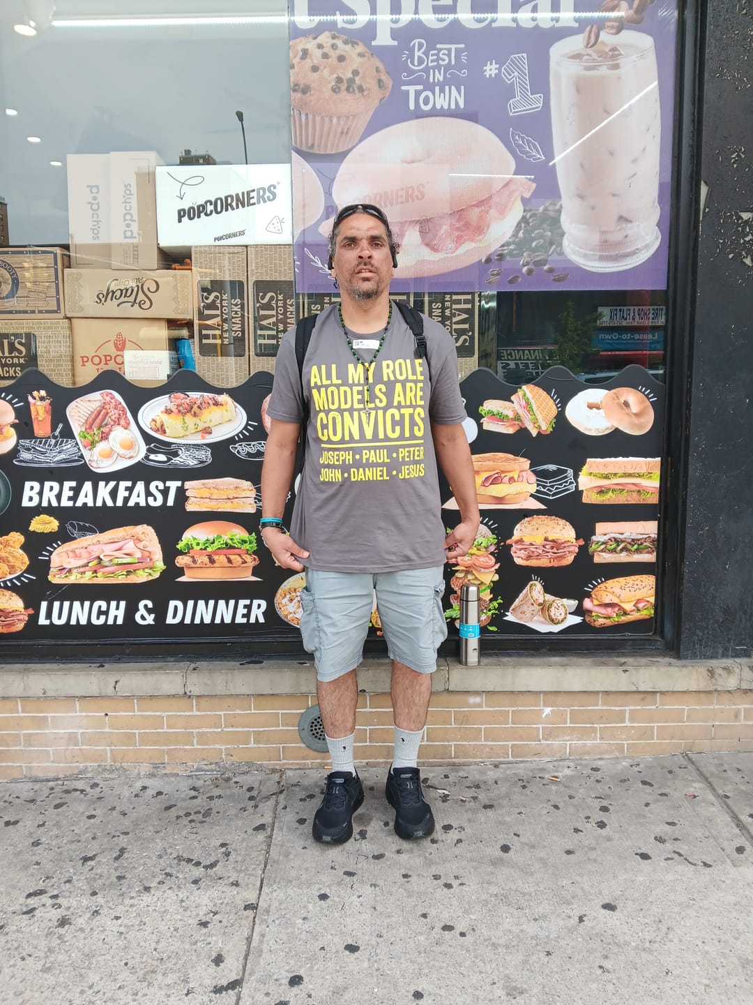 Customer photo review of Role Model Convicts T-Shirt