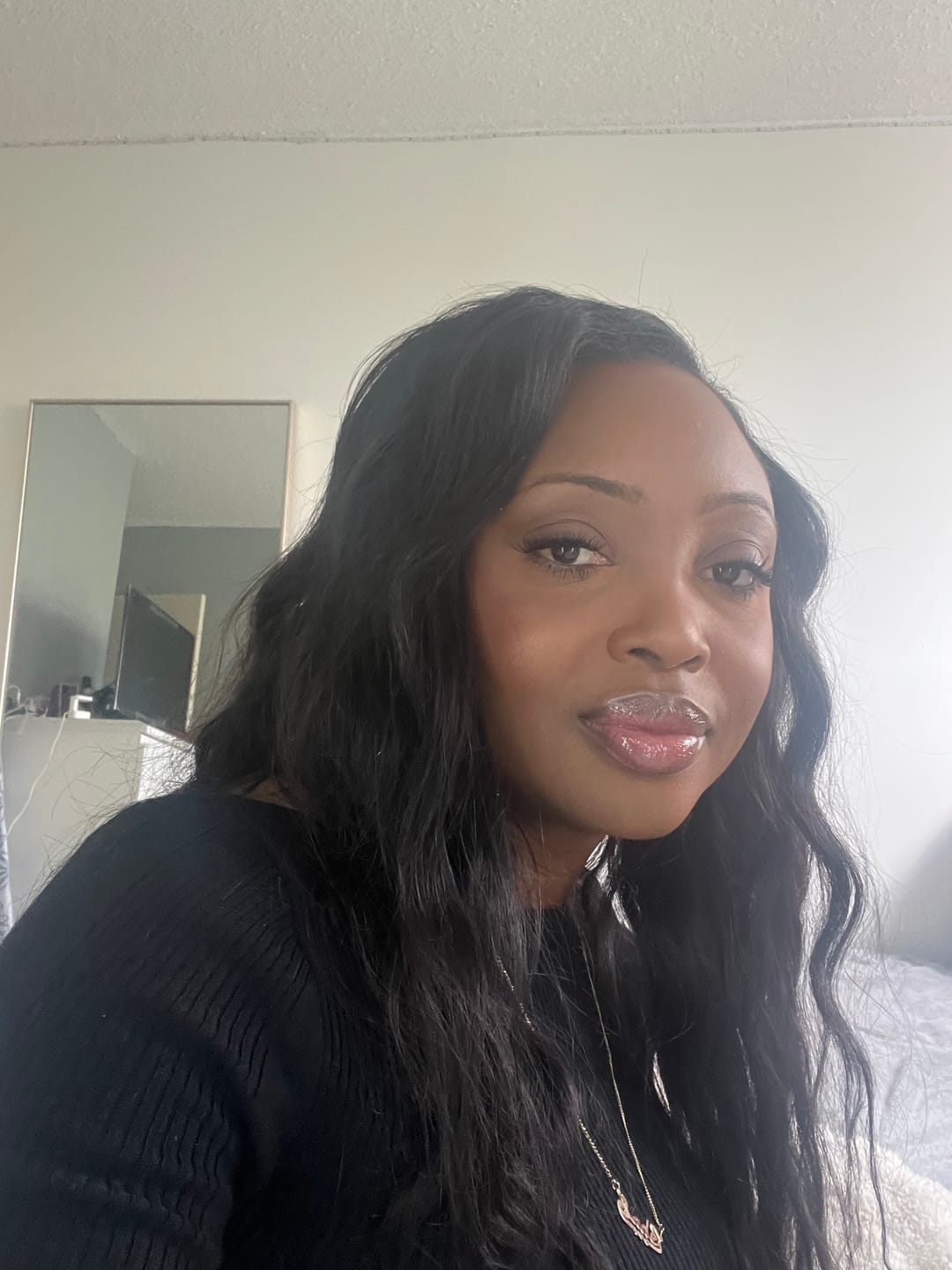 Customer photo review of Body Wave Human Hair Bundles Natural Color