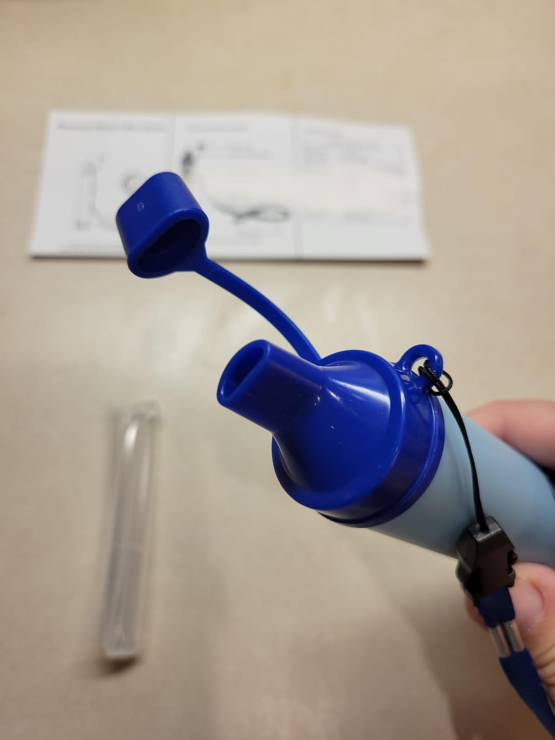 Customer photo review of NestGuard™ Emergency Water Filter Straw
