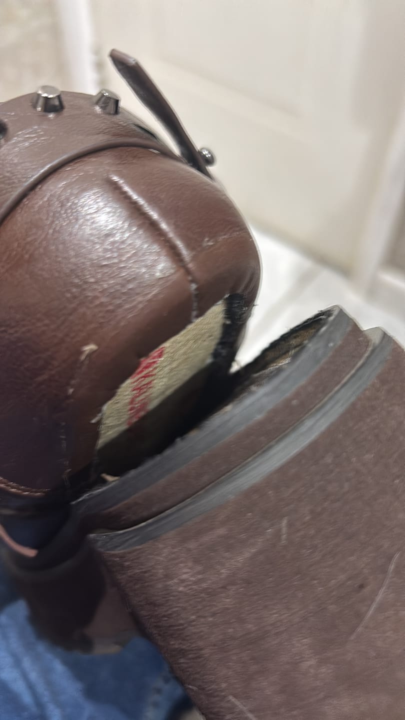 Customer photo review of Botin Plataforma Café Mujer 1509B