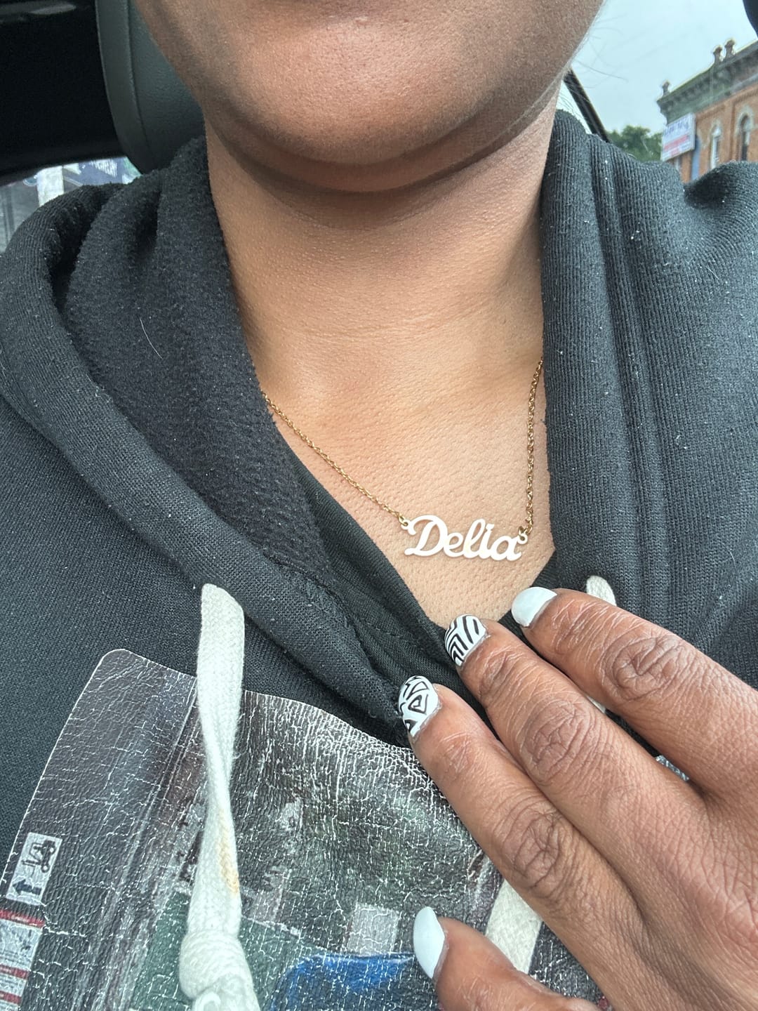 Customer photo review of Arabic Name Necklace