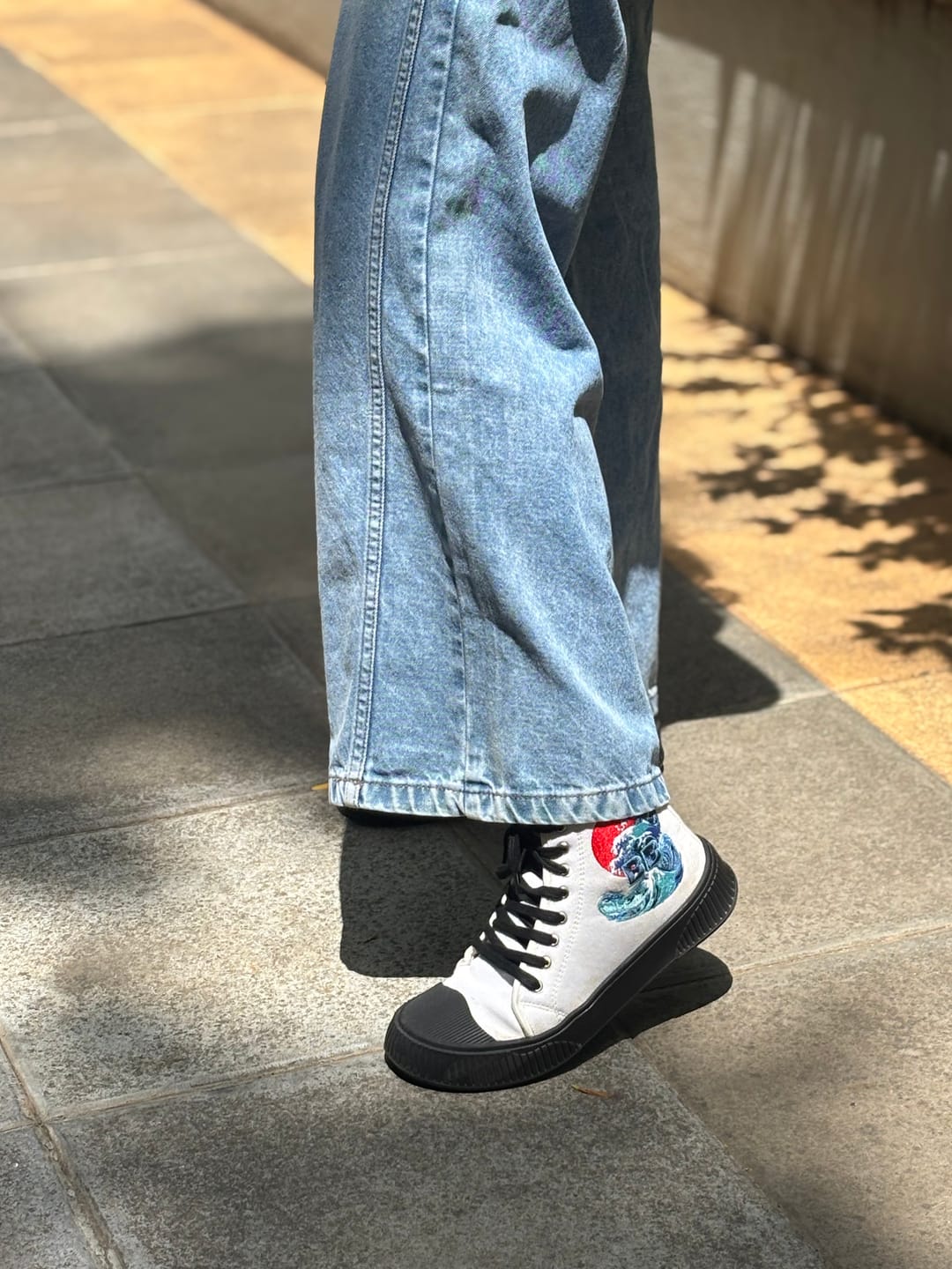 Customer photo review of Bacca Bucci Women's High-Top Sneakers - "Kawaii Kicks" Collection