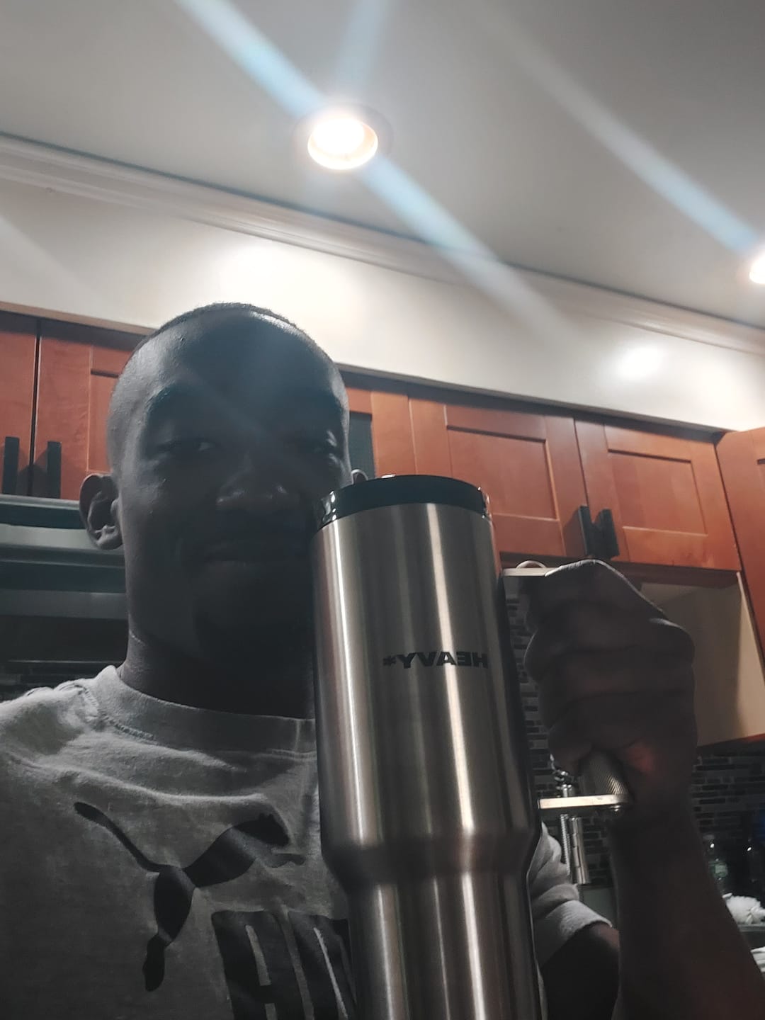 Customer photo review of HEAVY* Tumbler