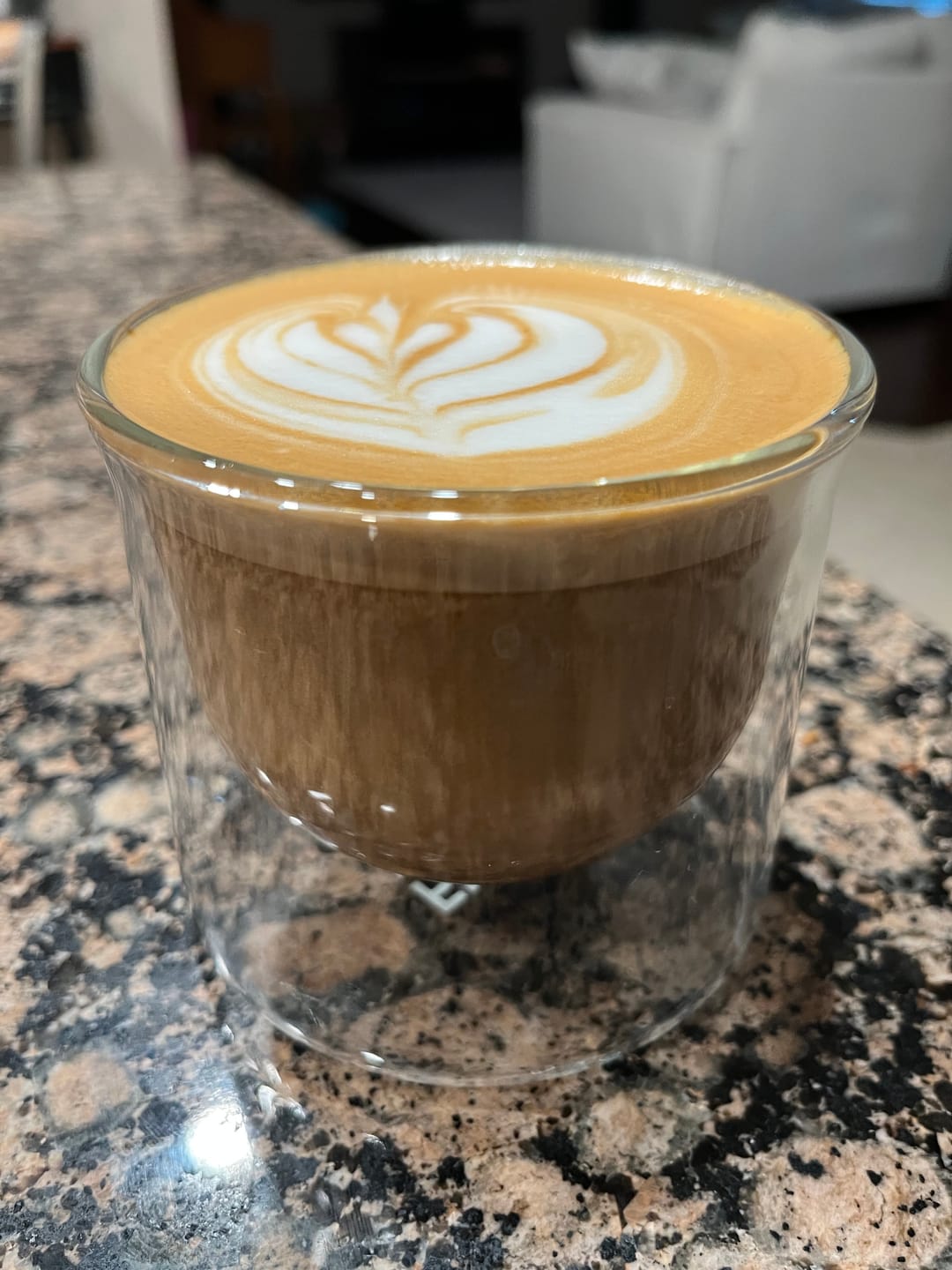 Customer photo review of FLUR Latte XL Glasses