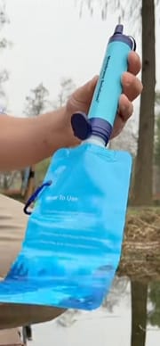 Customer photo review of NestGuard™ Emergency Water Filter Straw