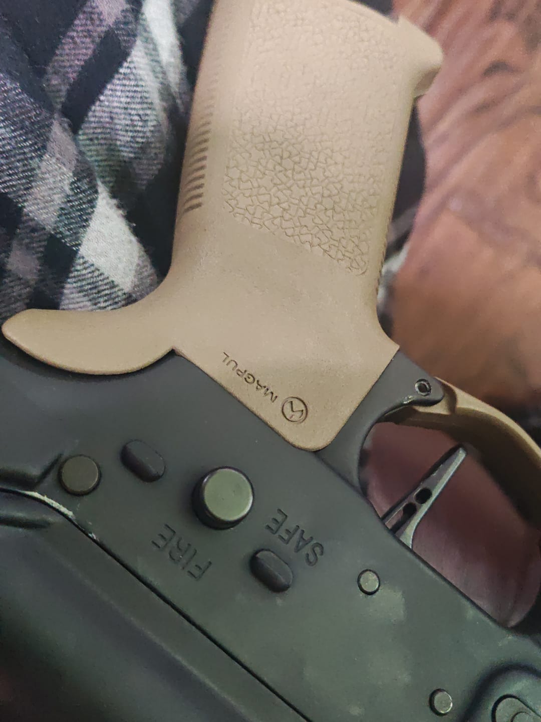 Customer photo review of 100% USA Made Super Safety with Flat Trigger – On Sale $89.99