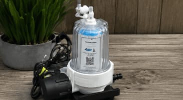 Customer photo review of Cold Plunge Water Filter Upgrade