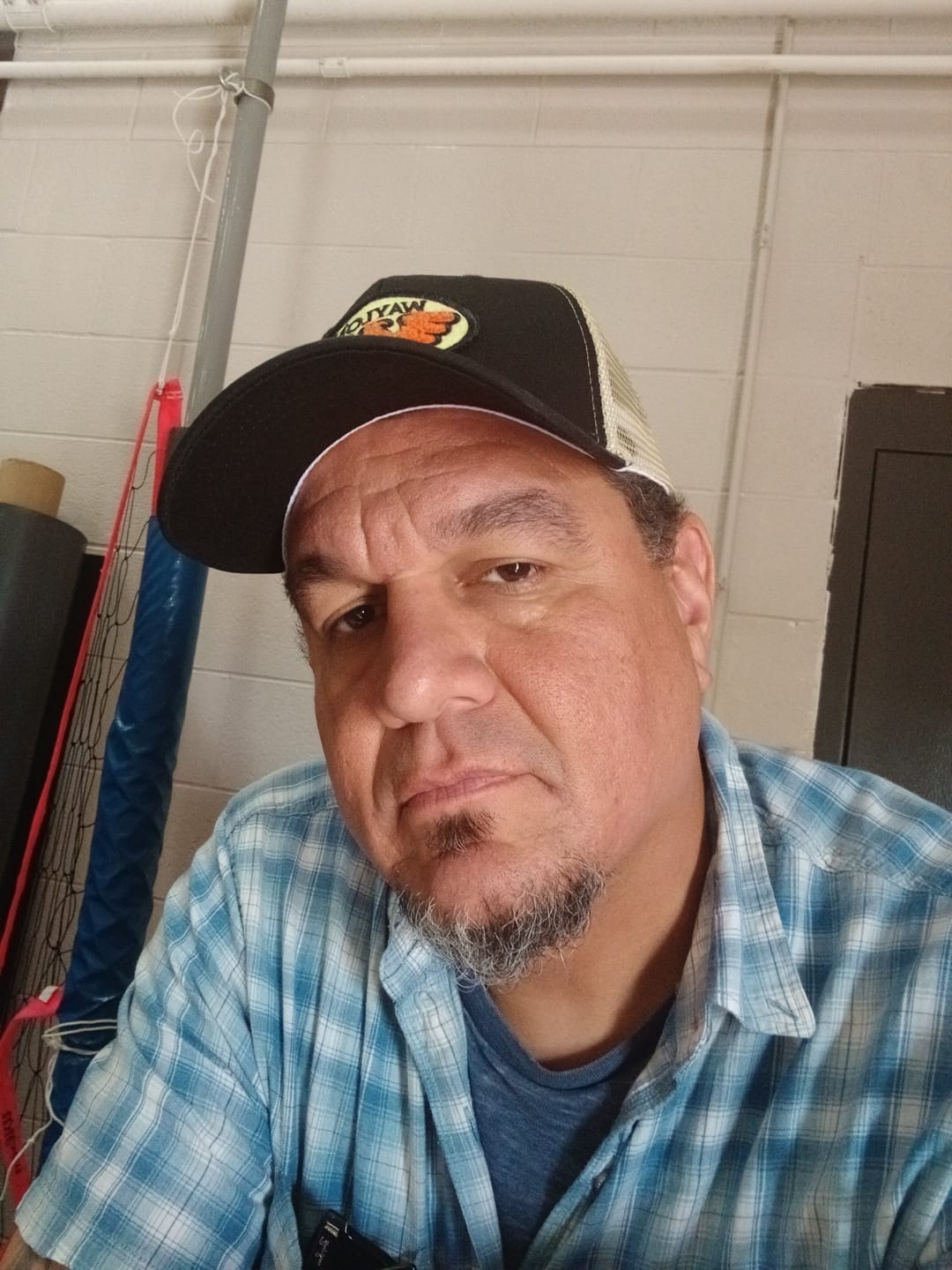Customer photo review of Flying W Patched Waylon Jennings Trucker Hat