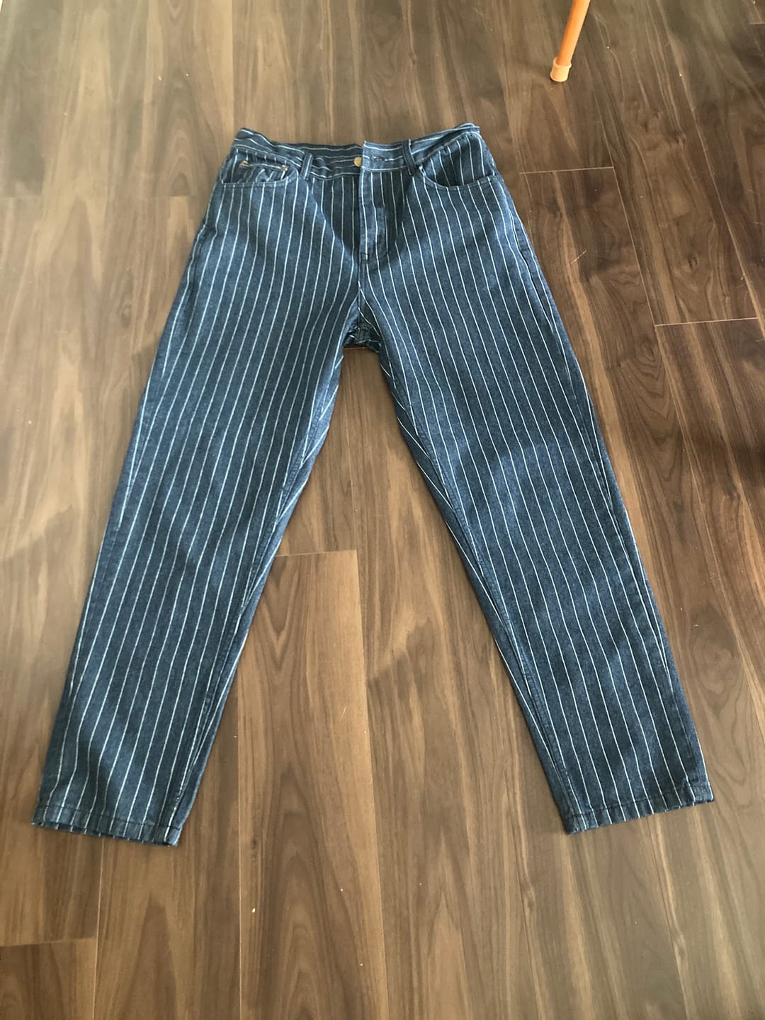 Customer photo review of ウォバッシュストライプワークパンツ