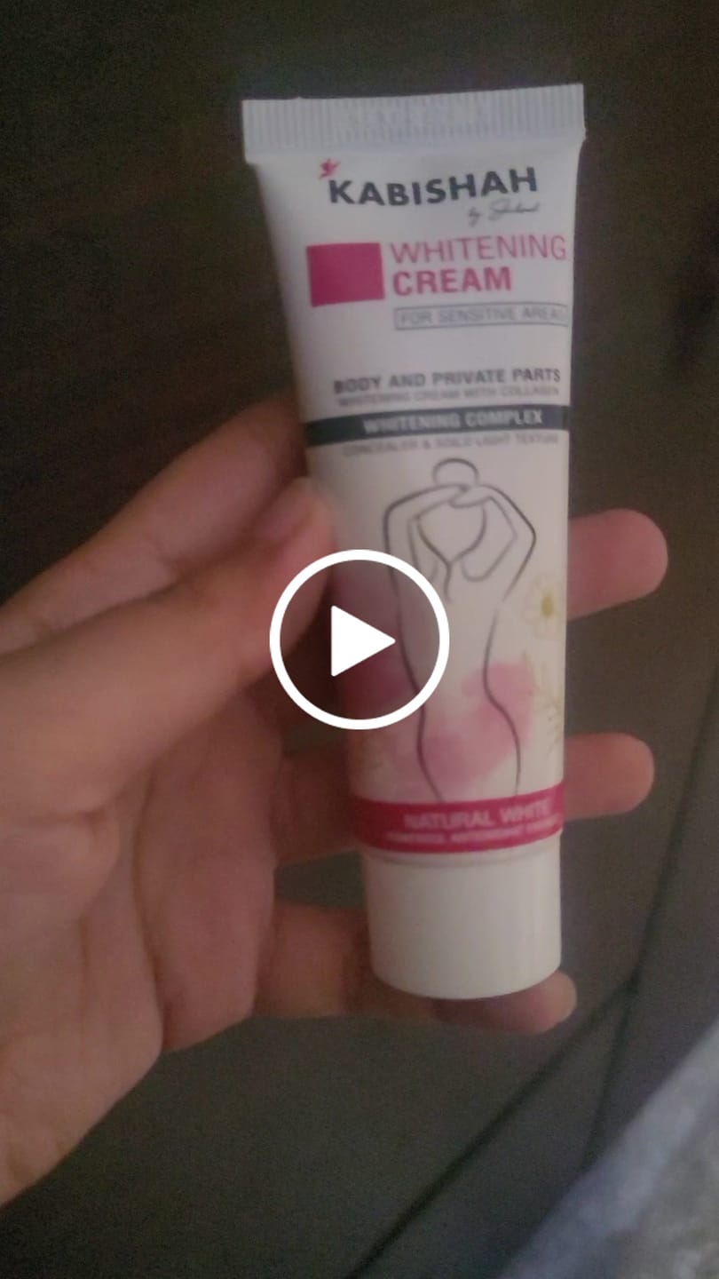 Customer video review of Whitening Cream For Sensitive Areas Double Pack