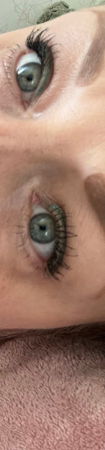 Customer photo review of PowerLash Growth Serum Mascara