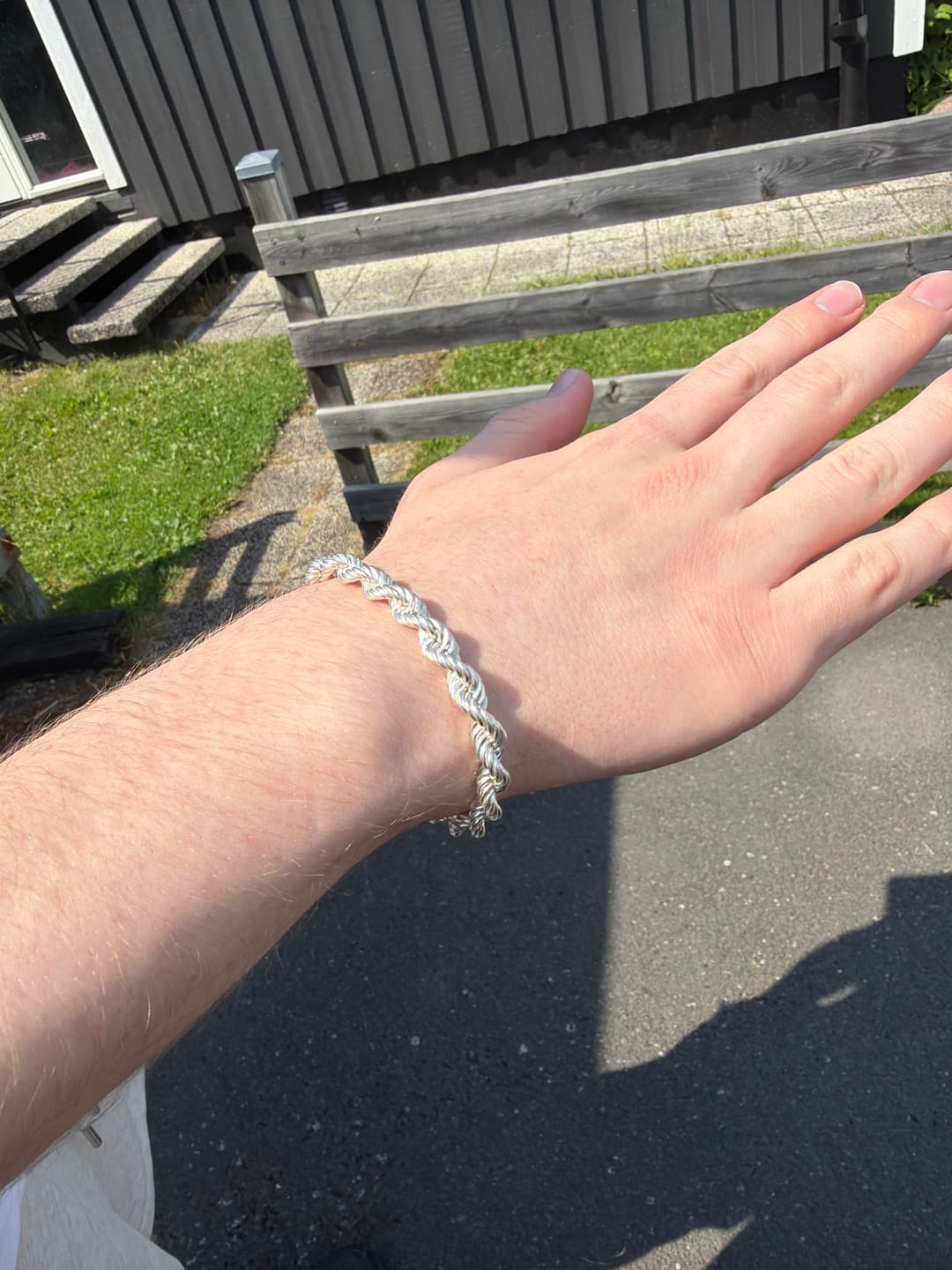 Customer photo review of Cordell Armband 6mm - 925 Silver
