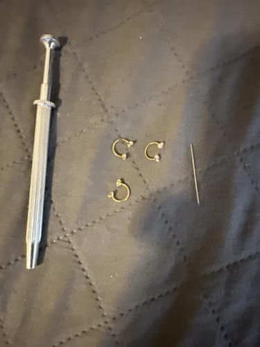 Customer photo review of HerCharm Nose Ring