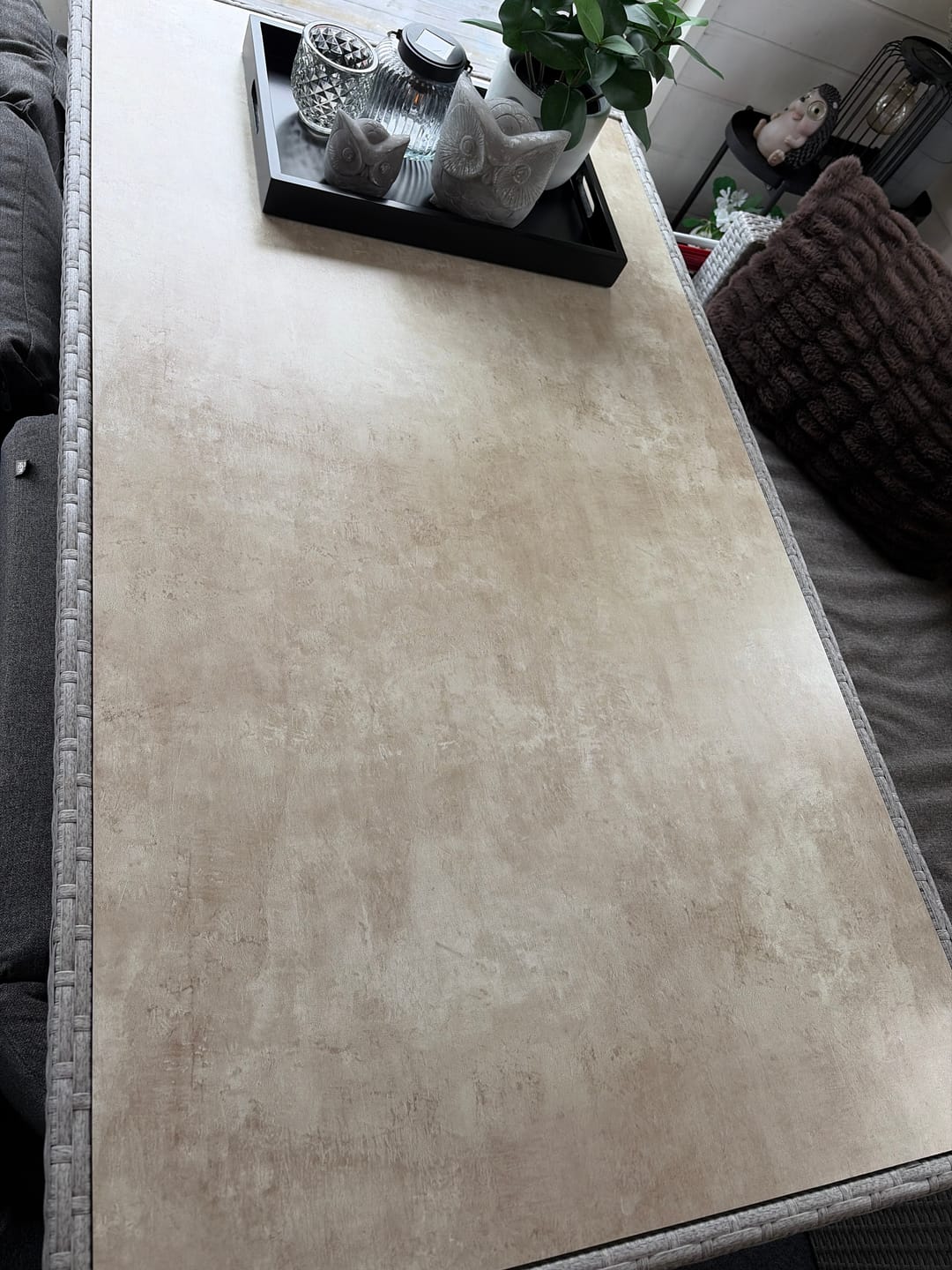 Customer photo review of Premium Limewash beige kontaktplast