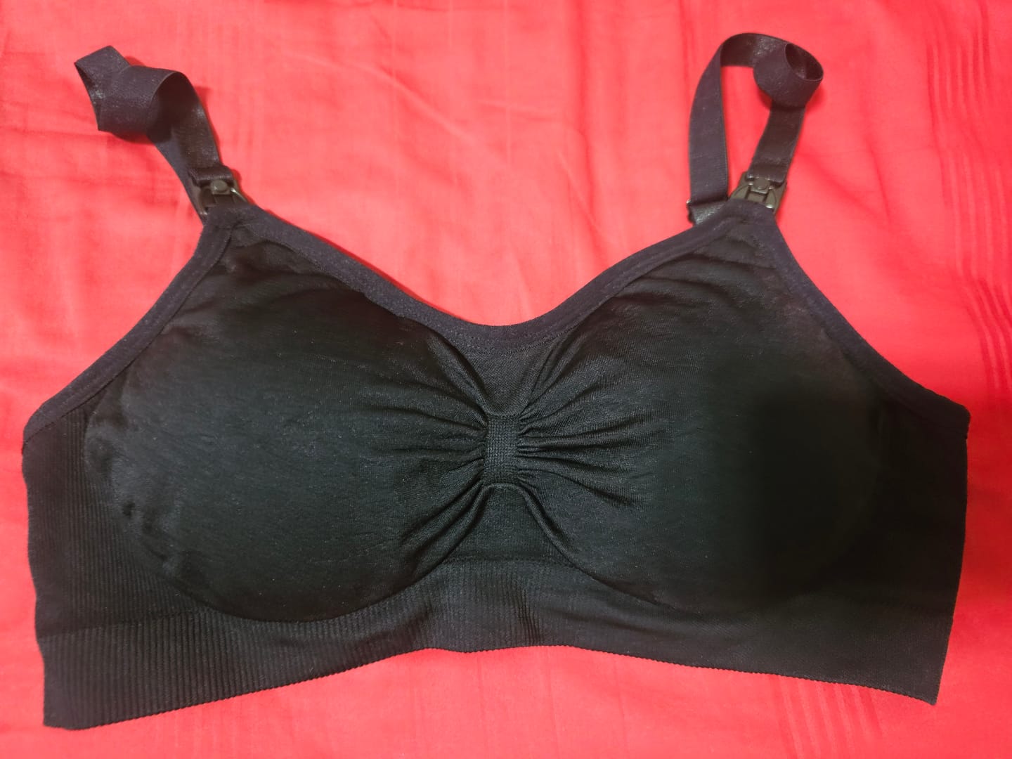 Customer photo review of Lovemère Seamless Nursing Bra